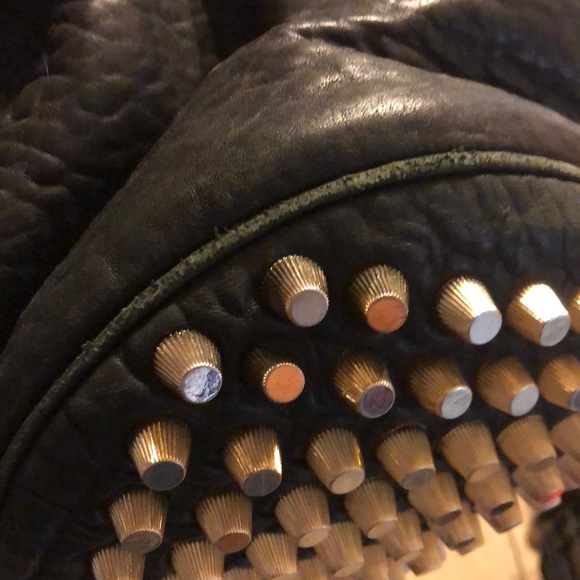 ✨Alexander Wang✨ Diego Bucket Black Purse Studs - Picture 6 of 8